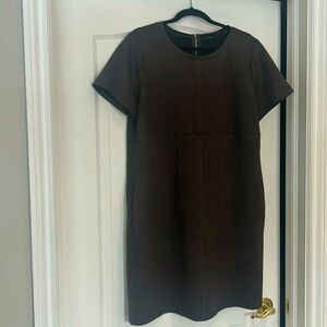 Melanie Lynne brushed suede dress.